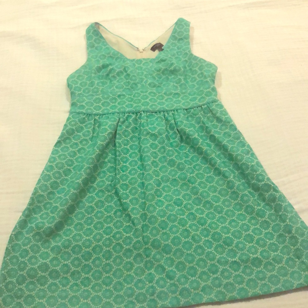 Mint green and white Limited dress